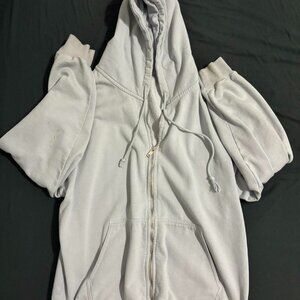 Brandy Melville Women's Blue Hoodie